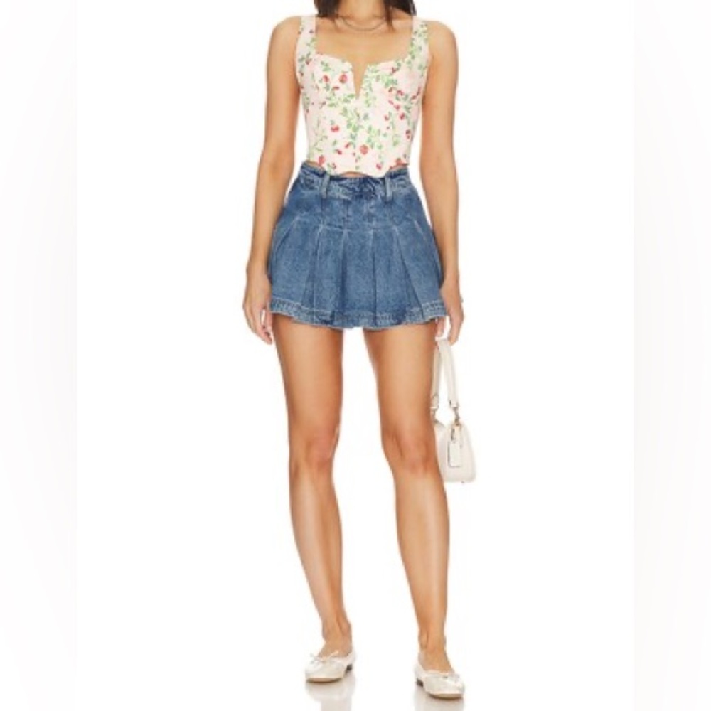 RESA • Floral Bustier Corset Top - Picture 12 of 13